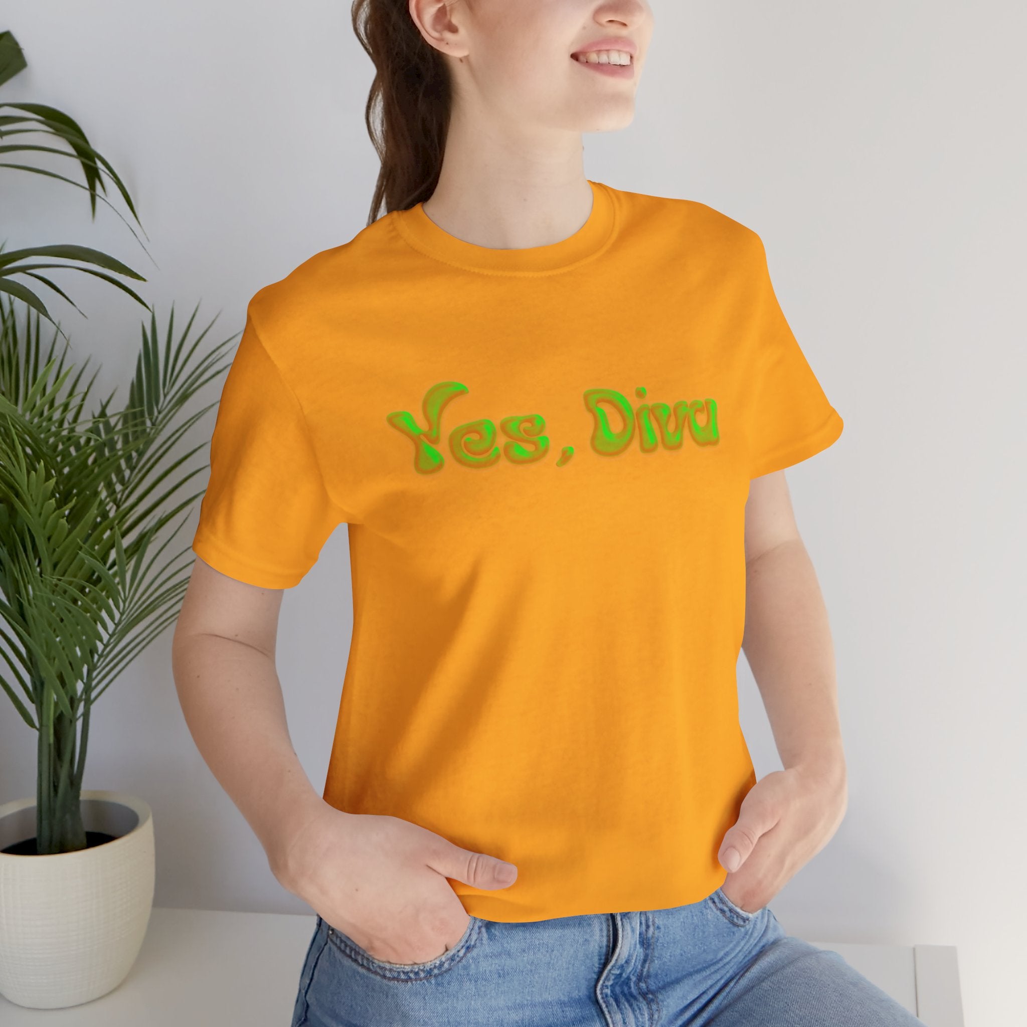 YES, DIVA – Garment‑Dyed Tee