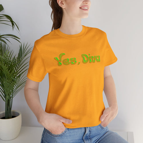 YES, DIVA – Garment‑Dyed Tee