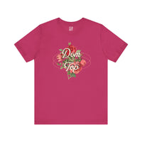 Don’t Top – Floral V-Neck Tee