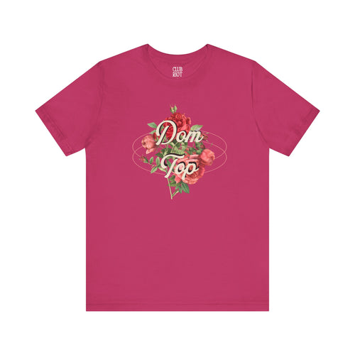 Don’t Top – Floral V-Neck Tee