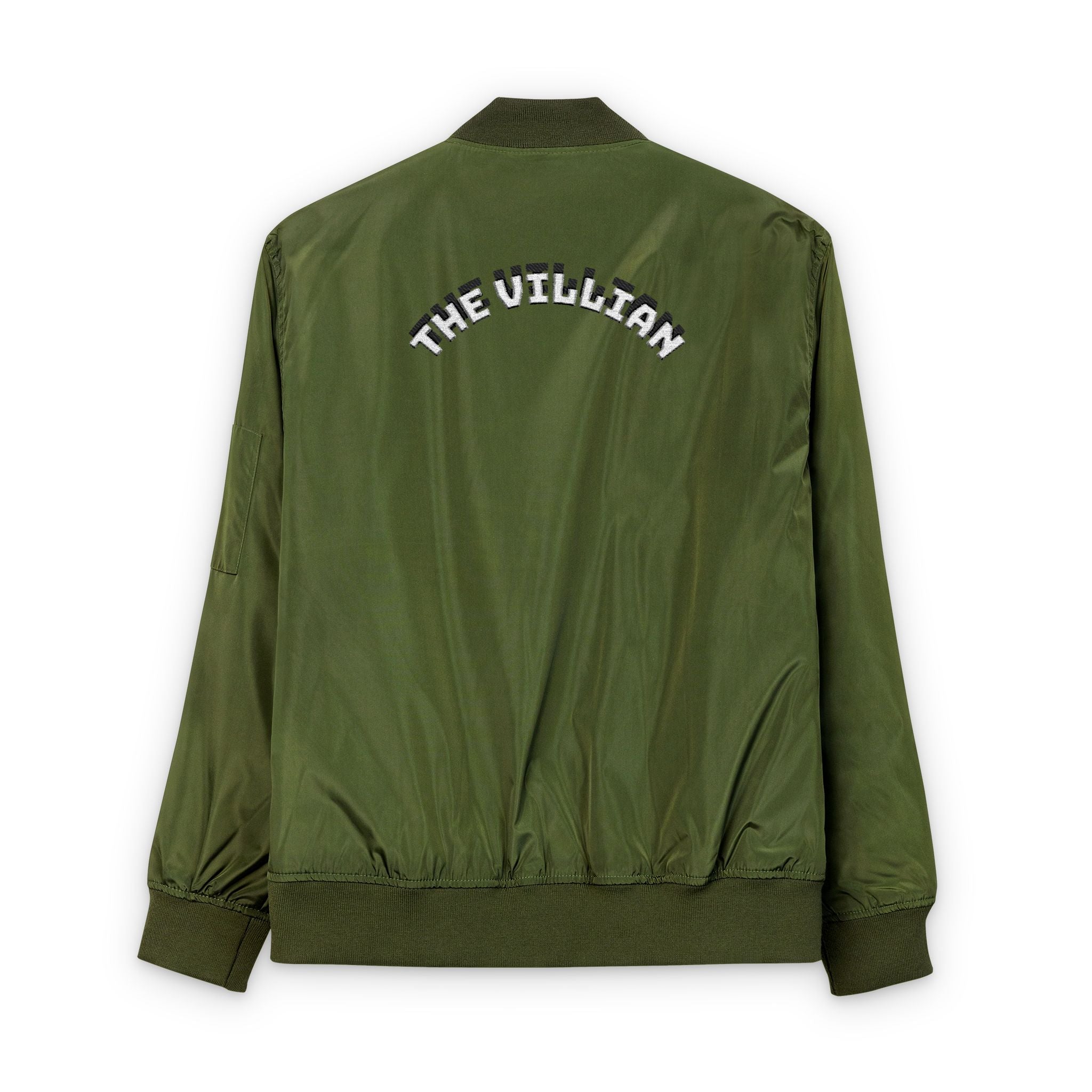 Recycled Bomber Jacket – Embroidered Edge