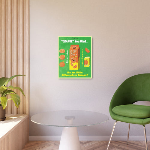 Retro Orange Juice – Metal Sign