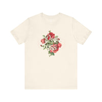 Don’t Top – Floral V-Neck Tee