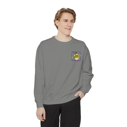 Banana Milk Embroidered Crewneck
