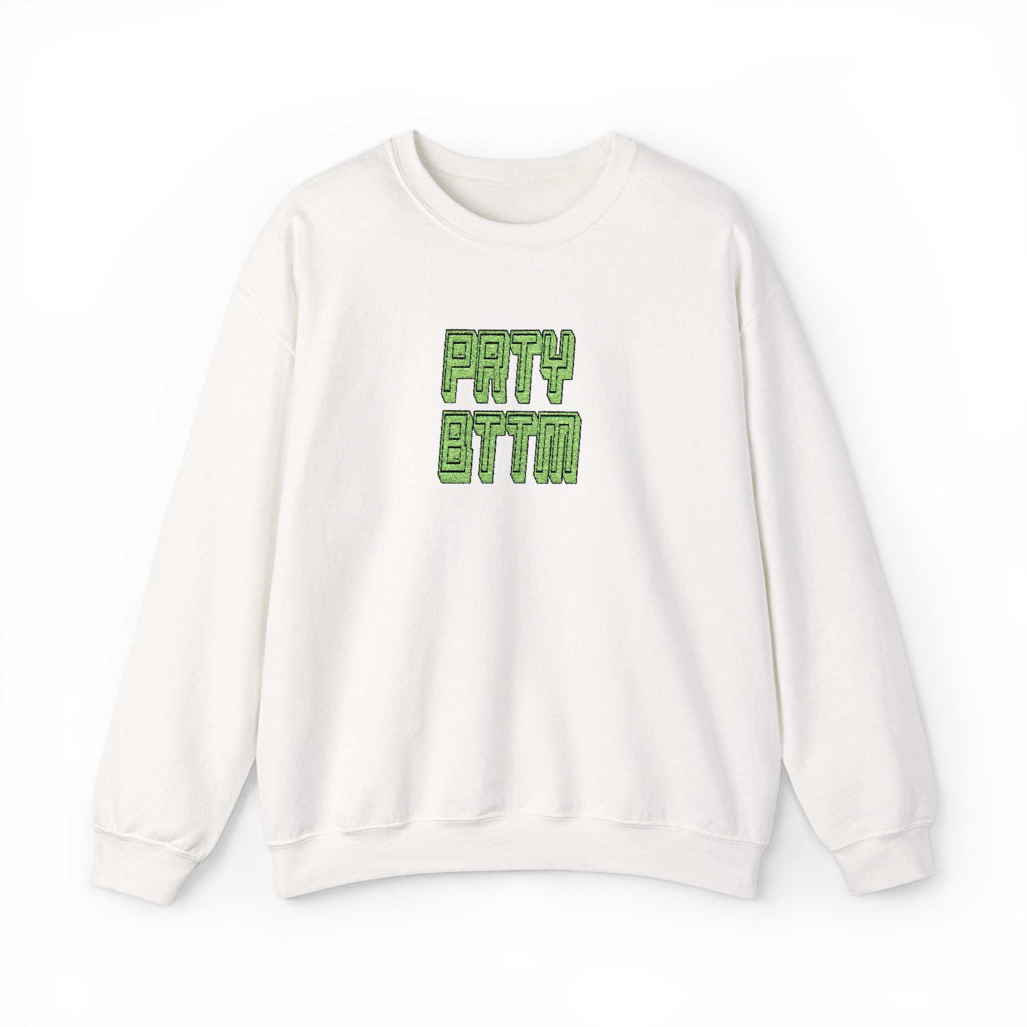 Sparkling Green Text – Crewneck Sweatshirt