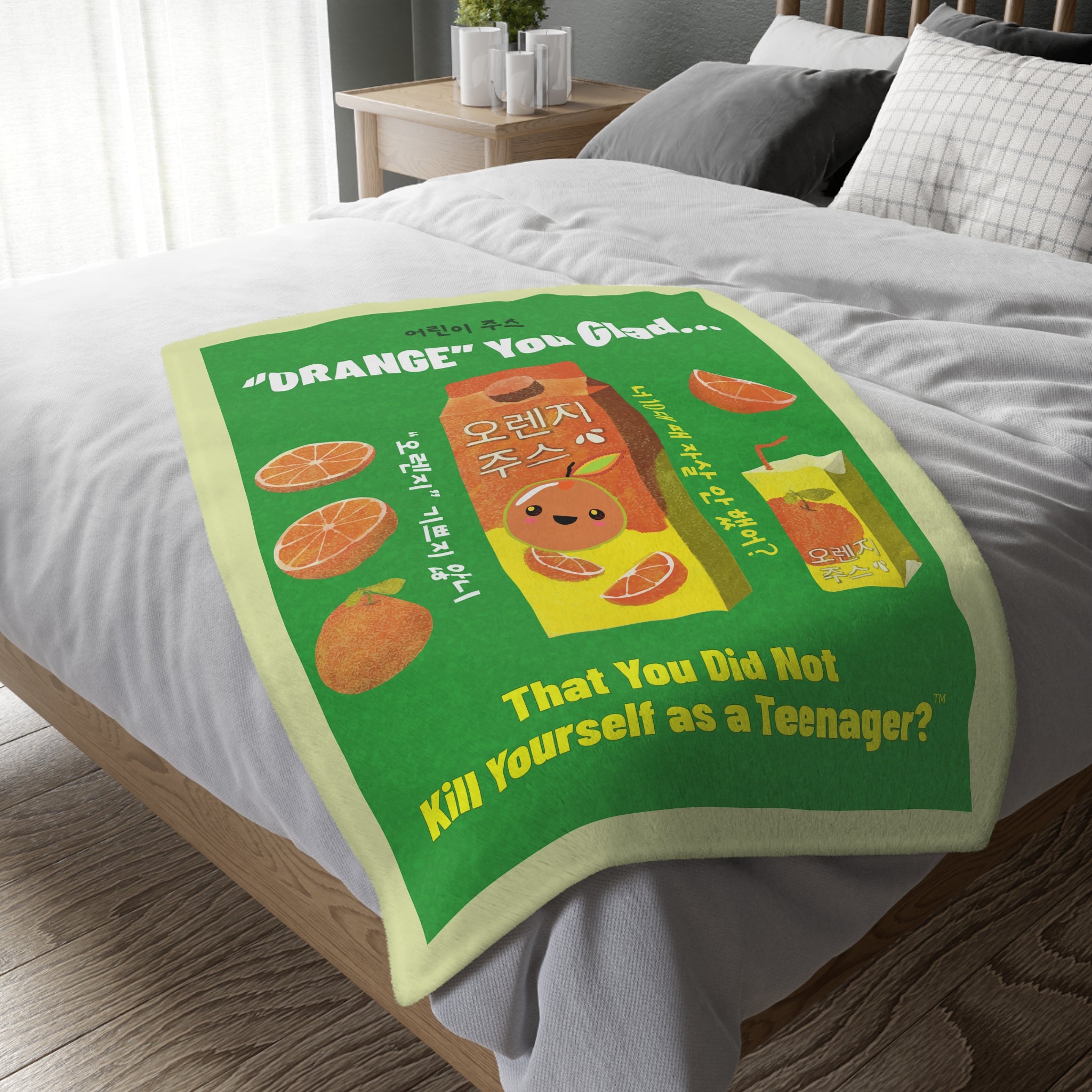 Velveteen Blanket – Two‑Sided Print