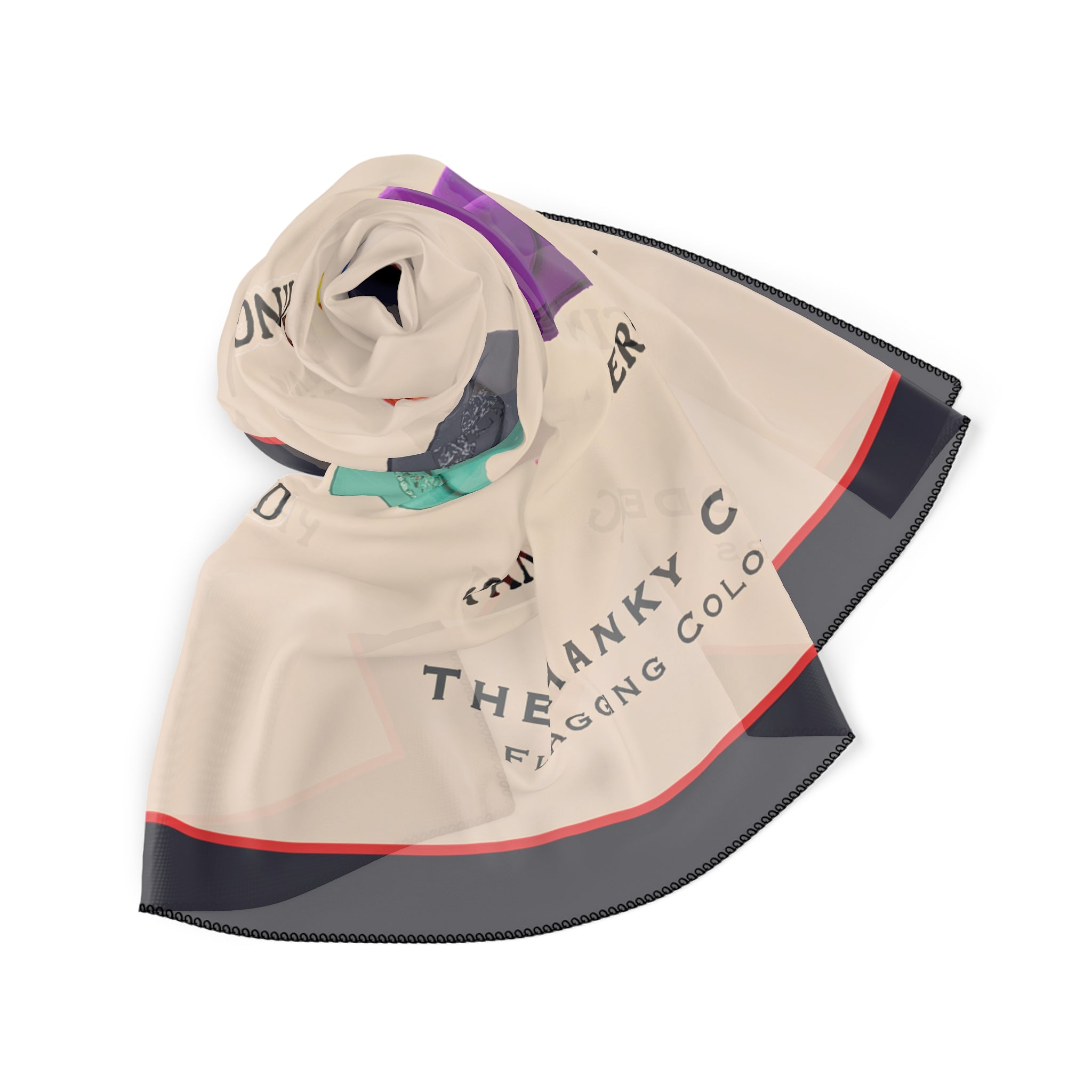 Hanky Code Poly Scarf