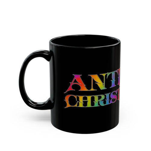 Black Mug – Anti‑Christ (Bold Statement)