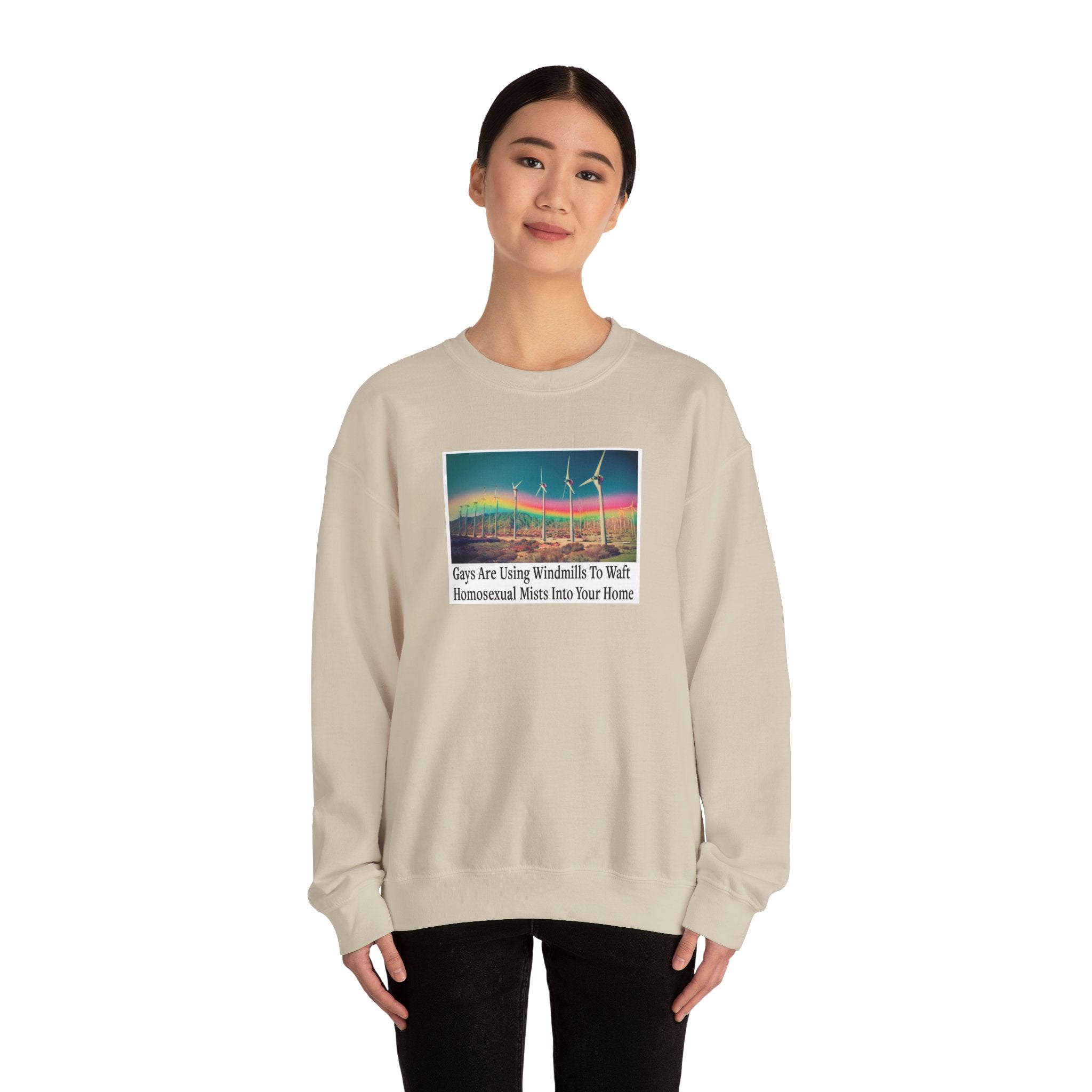 “The Gays Are Using Windmills” Meme Sweatshirt