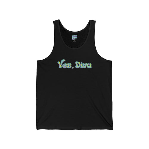 YES, DIVA – Unisex Jersey Tank