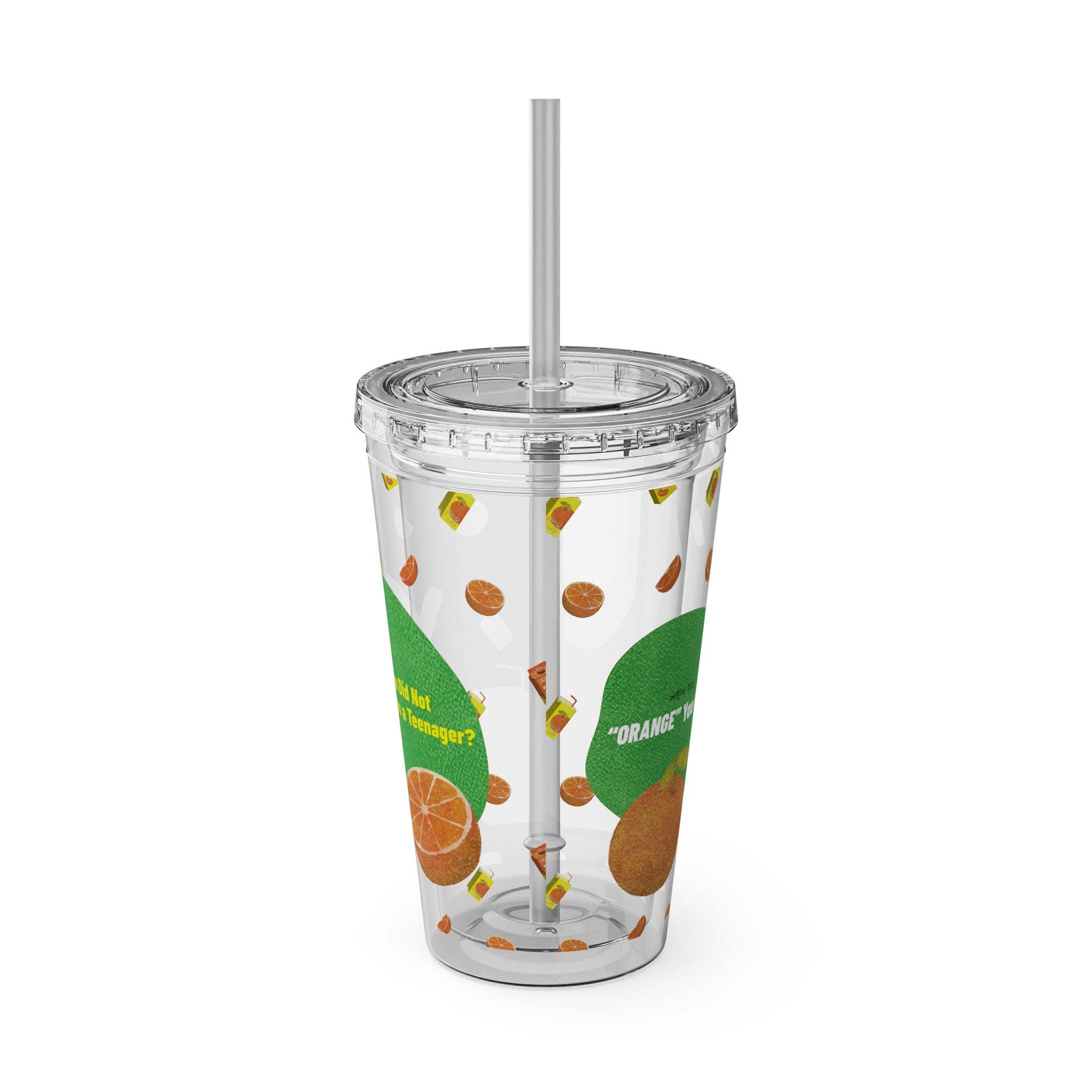 Orange Juice Tumbler – 16oz