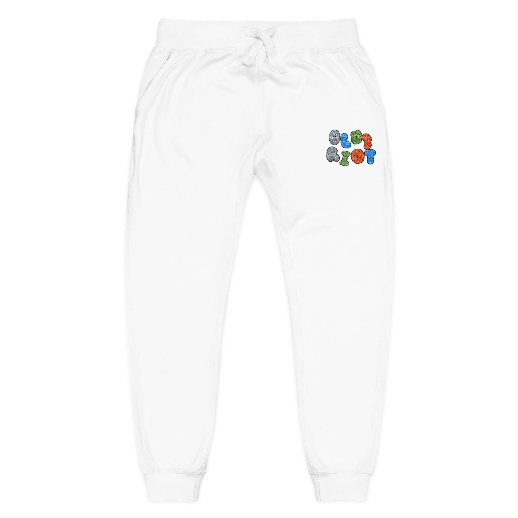 Embroidered Fleece Sweatpants
