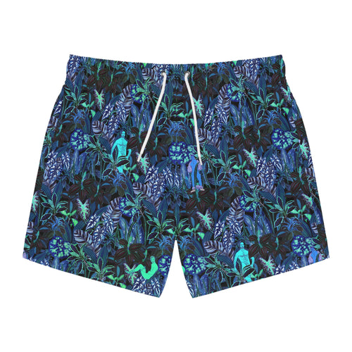 Swim Trunks (AOP) with Club Riot queer streetwear design