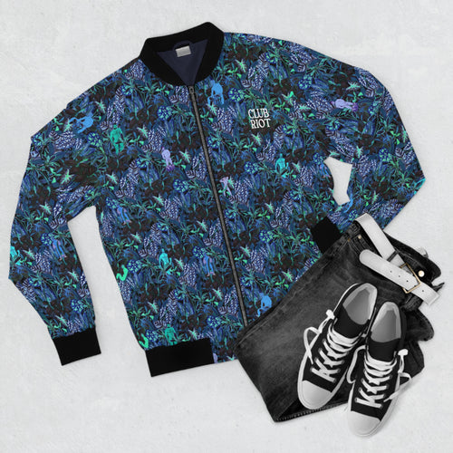 Bomber Jacket – Tropical Print, Street Attitude