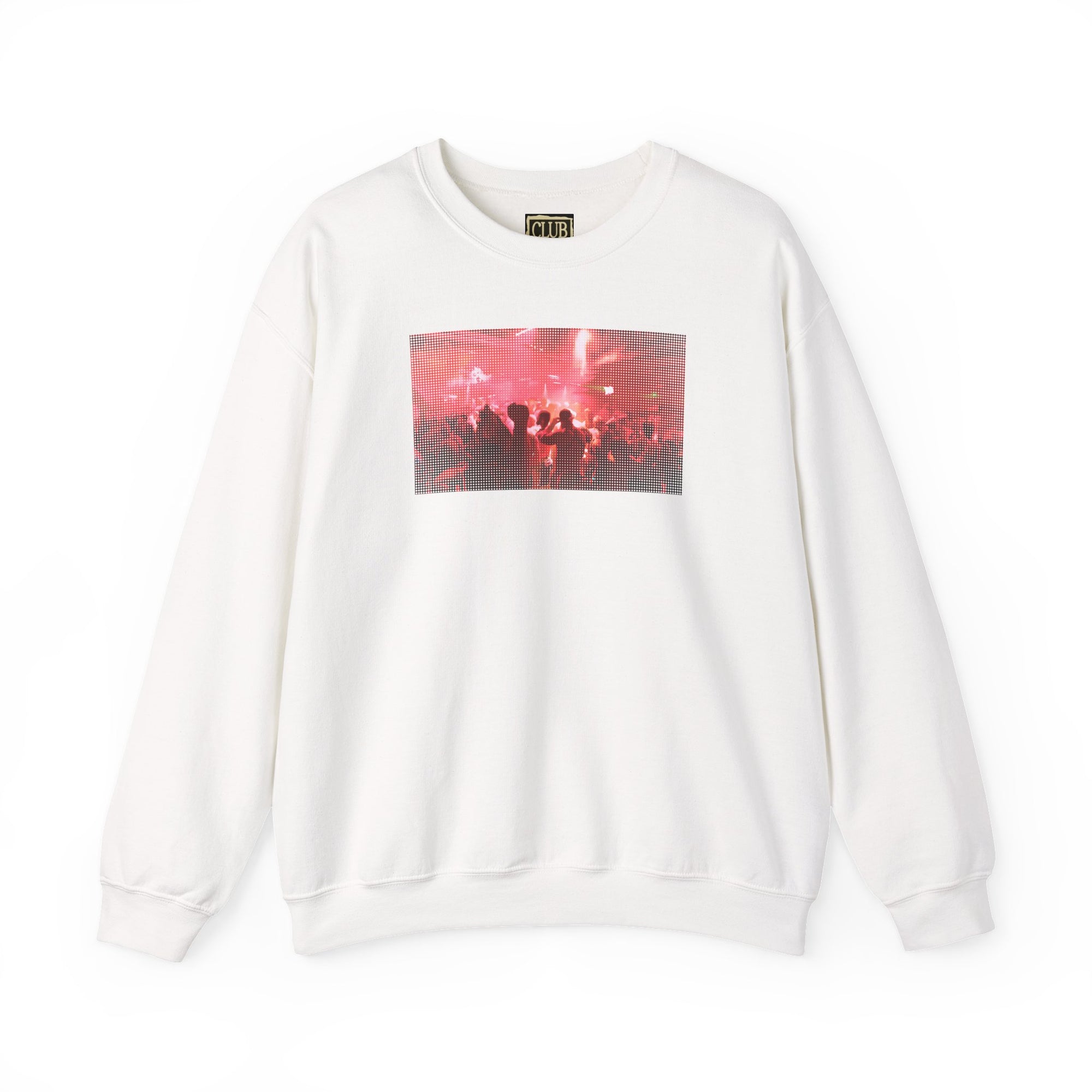 Crewneck sweatshirt with Club Riot design – queer streetwear
