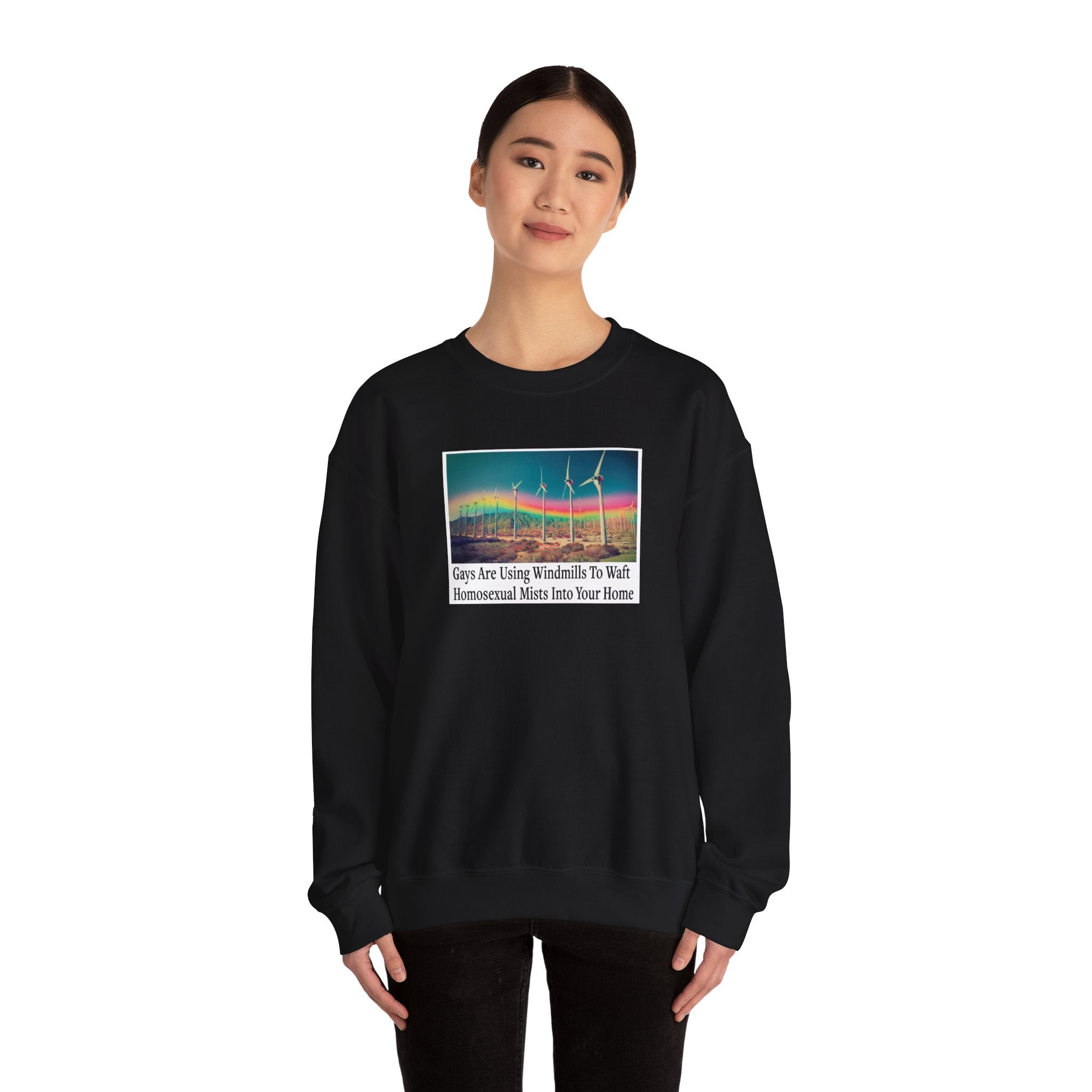 “The Gays Are Using Windmills” Meme Sweatshirt