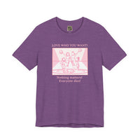 Love Who You Want – Cheerleaders Tee