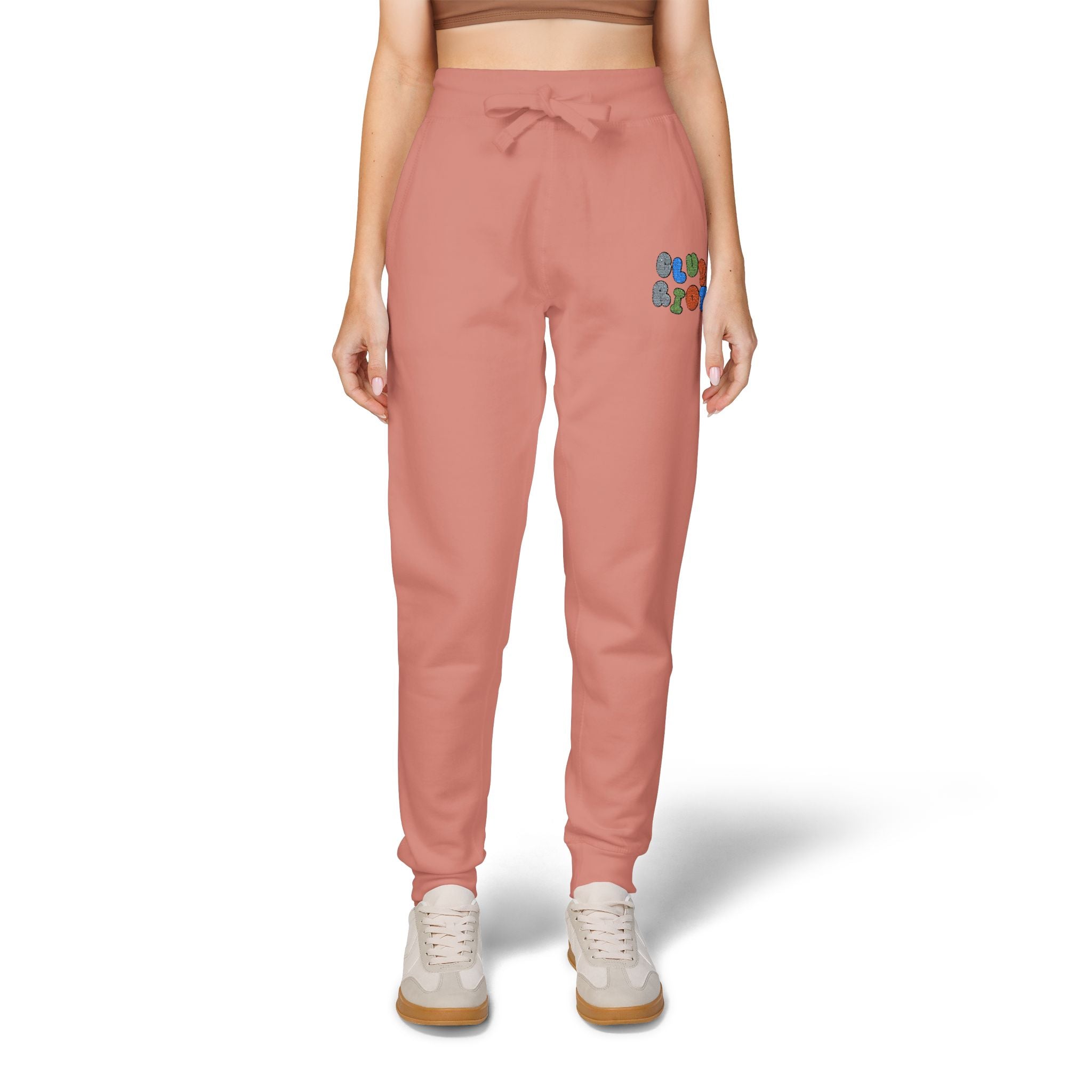 Embroidered Fleece Sweatpants