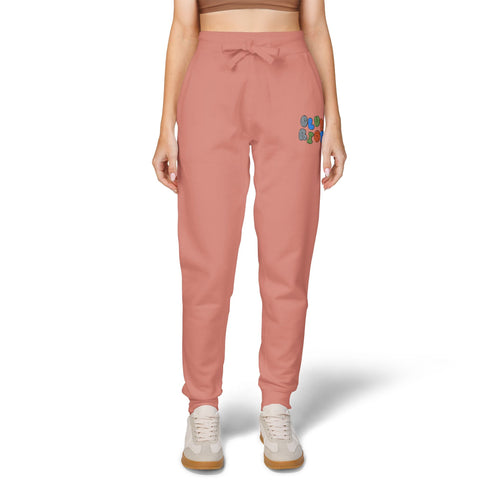Embroidered Fleece Sweatpants