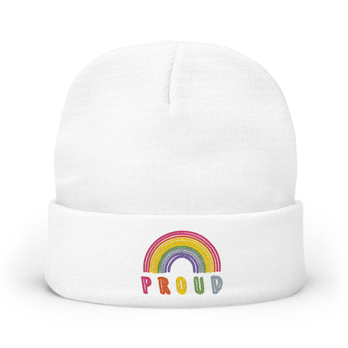 Knit Beanie – Embroidered, Cozy, Unapologetic