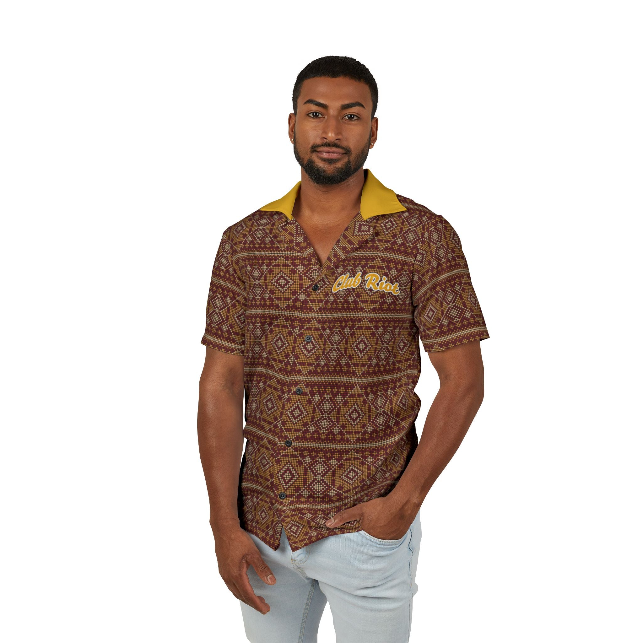 Men’s Hawaiian Camp Shirt – Pattern Party