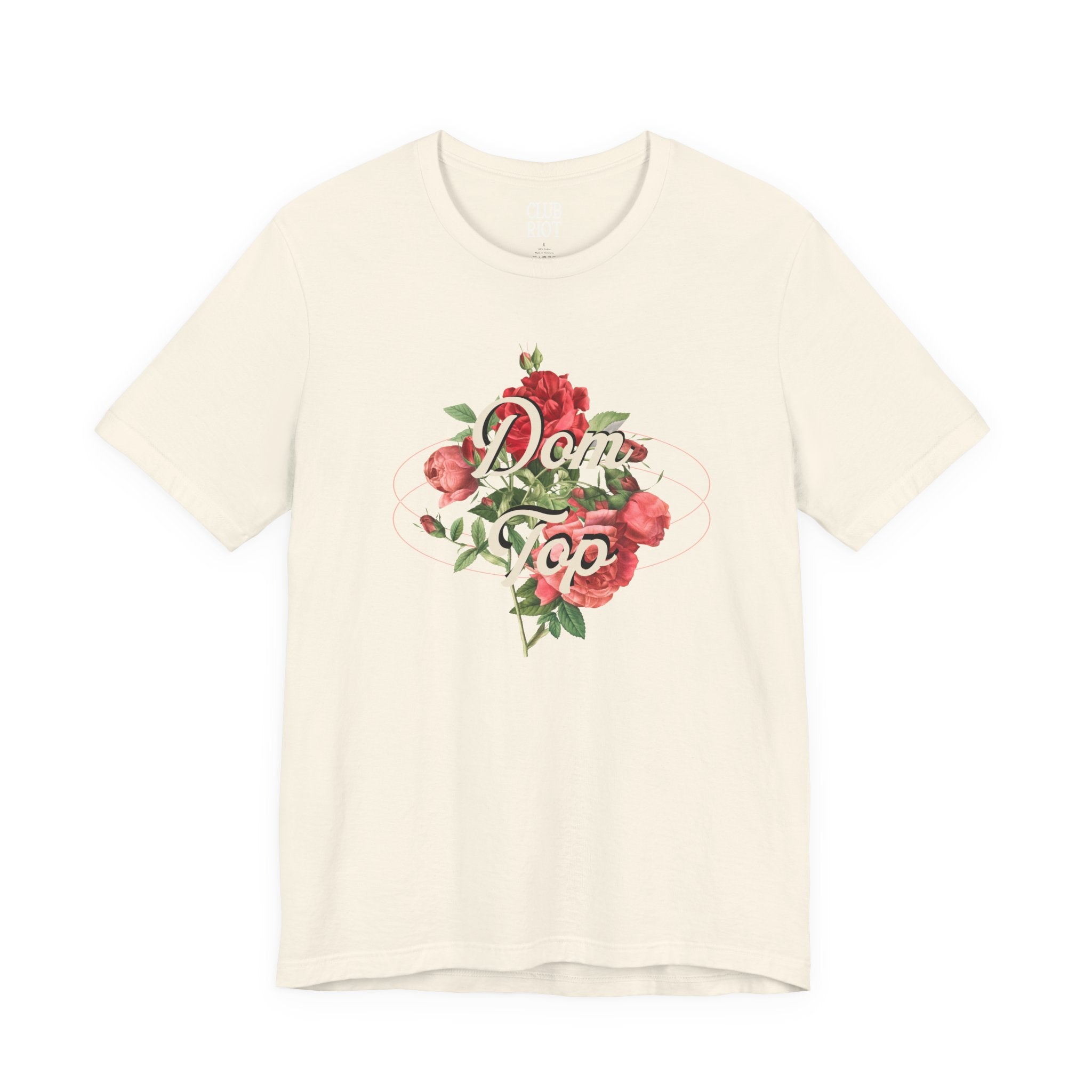 Don’t Top – Floral V-Neck Tee