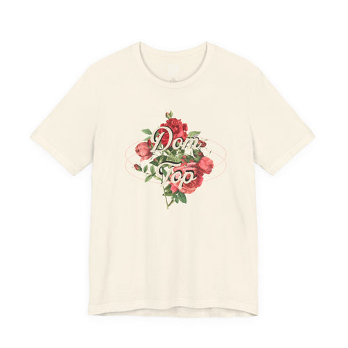 Don’t Top – Floral V-Neck Tee