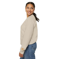 Custom Date & Monogram Roman Numeral Crewneck Sweatshirt - Sand