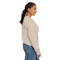 Custom Date & Monogram Roman Numeral Crewneck Sweatshirt - Sand