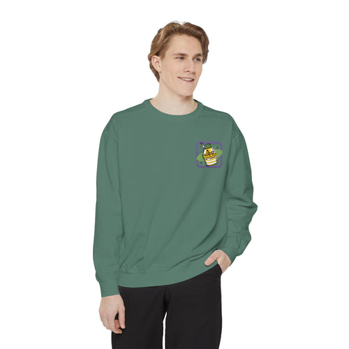 Banana Milk Embroidered Crewneck