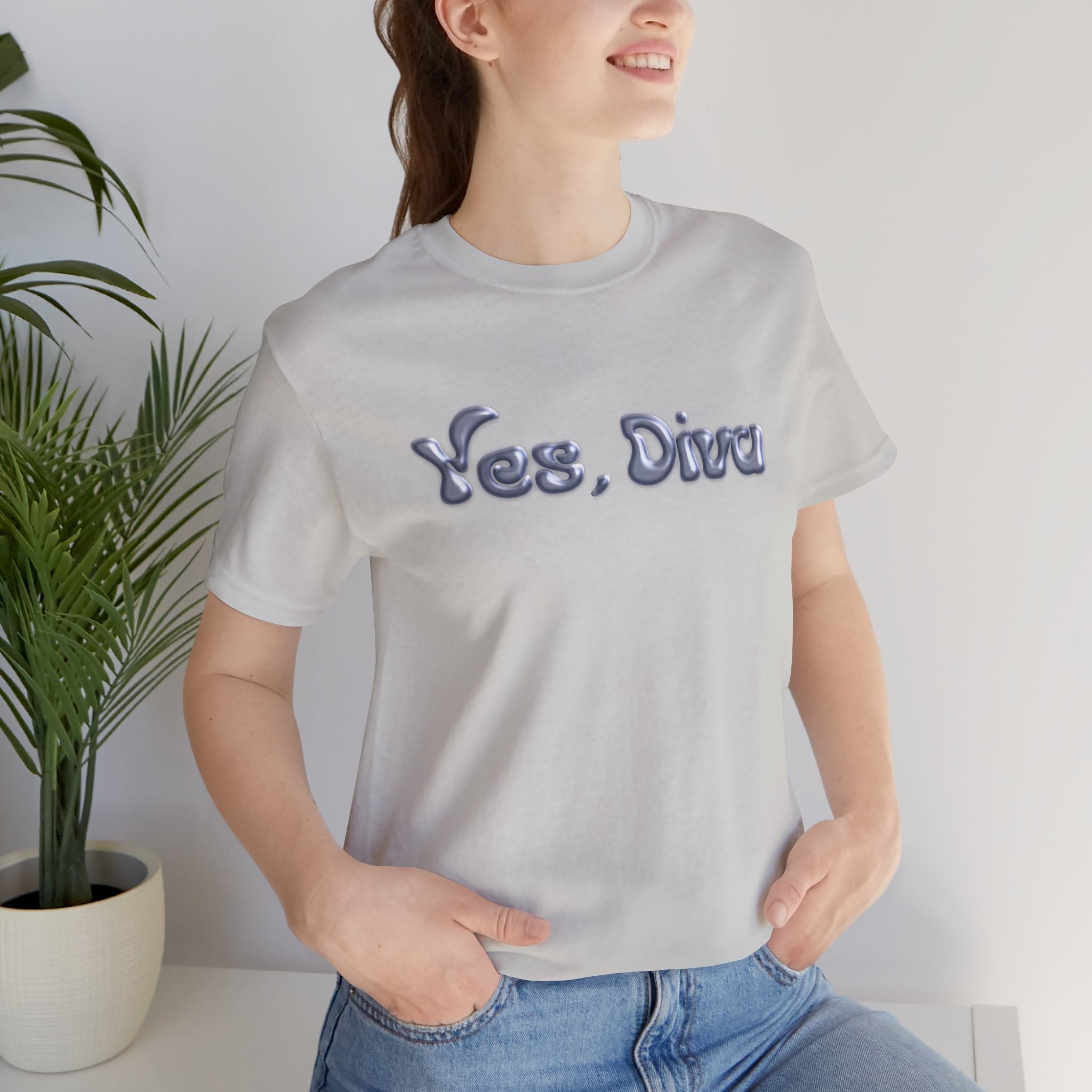 YES, DIVA – Garment‑Dyed Tee