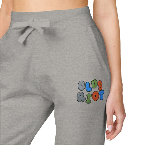 Embroidered Fleece Sweatpants