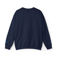 Copy of Custom Date & Monogram Roman Numeral Crewneck Sweatshirt - Navy