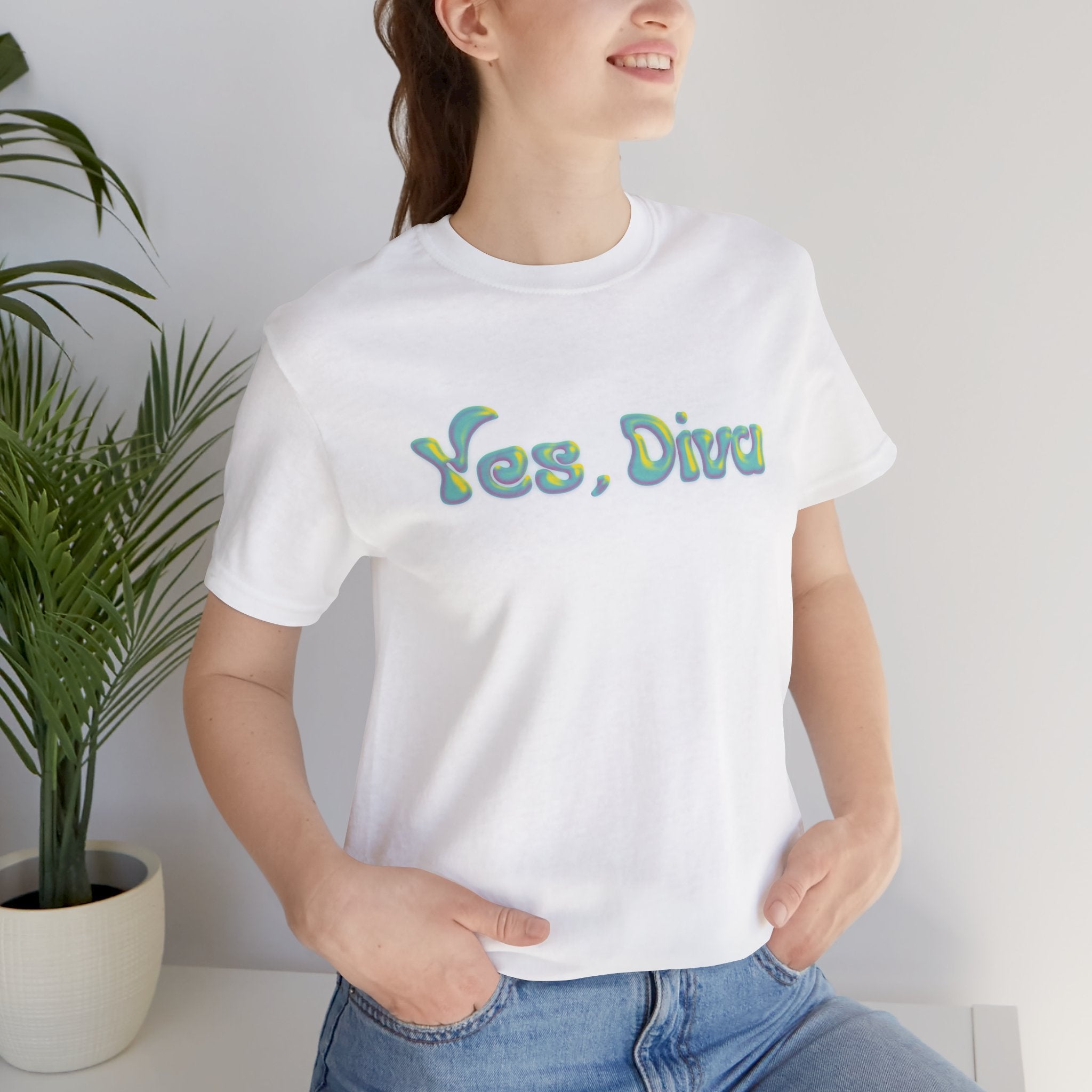 YES, DIVA – Garment‑Dyed Tee
