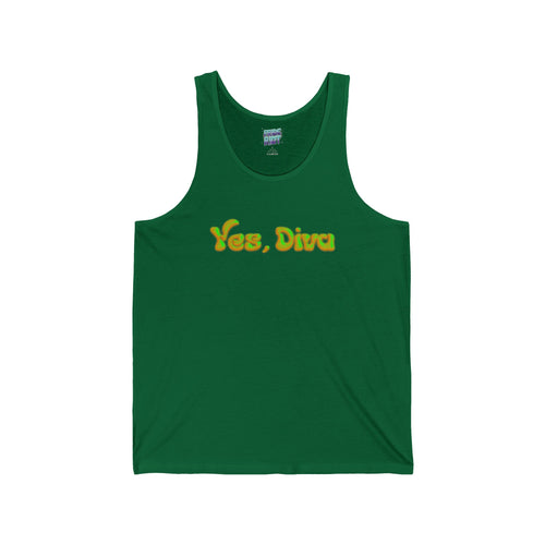 YES, DIVA – Unisex Jersey Tank