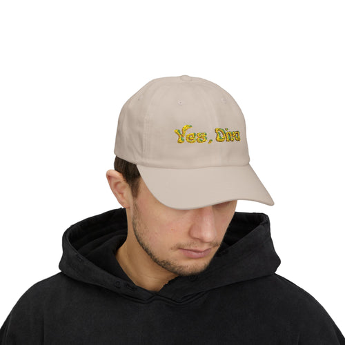 YES, DIVA – Classic Dad Cap (White, Embroidered)
