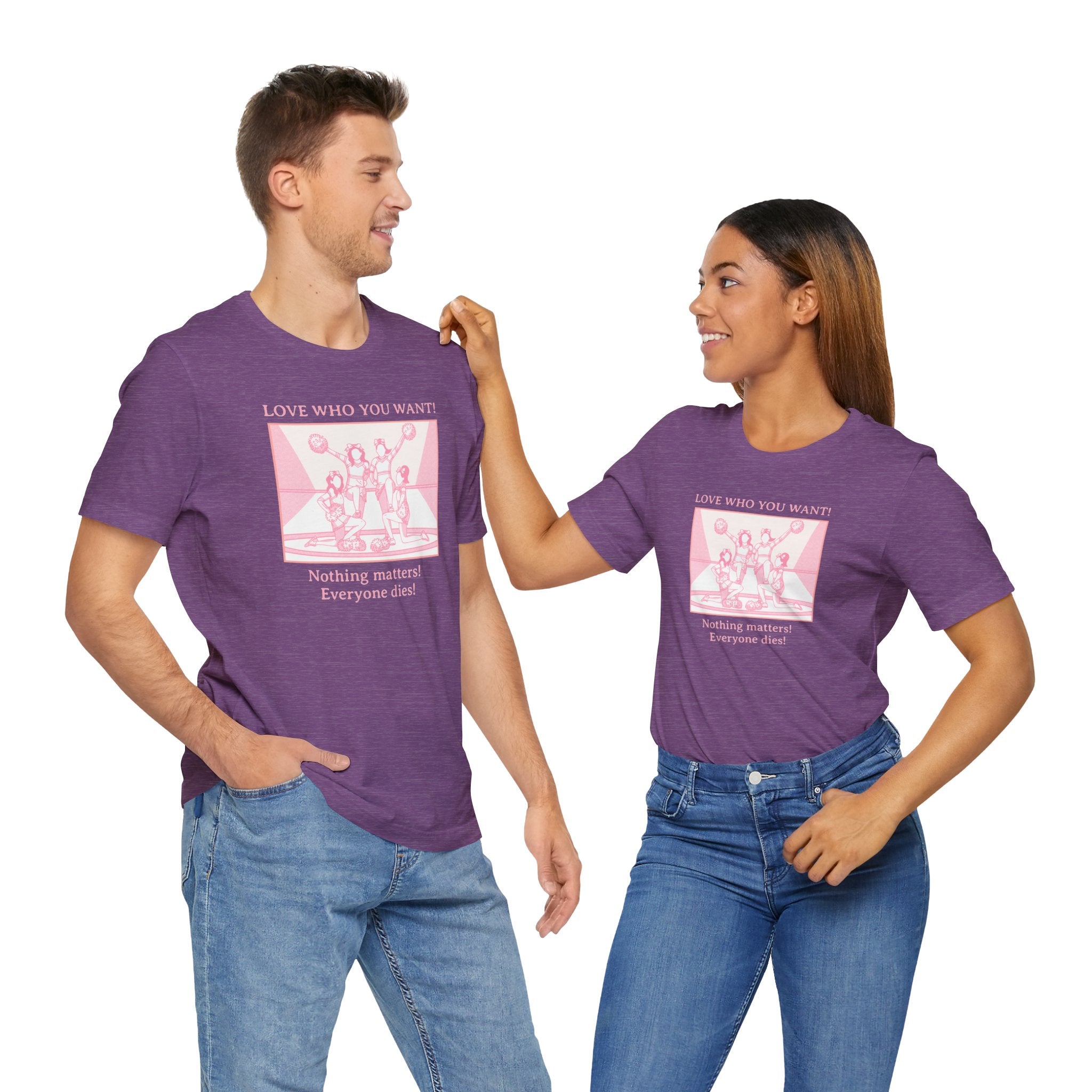 Love Who You Want – Cheerleaders Tee