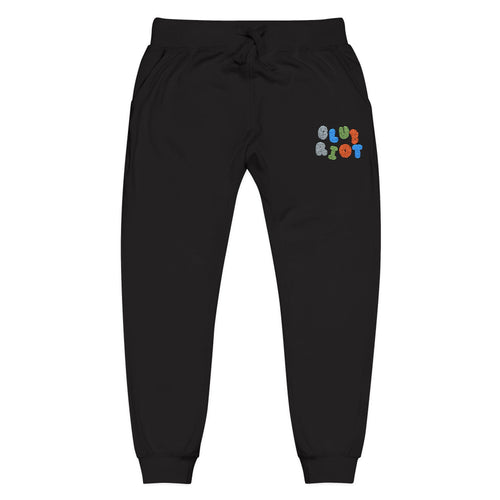 Embroidered Fleece Sweatpants