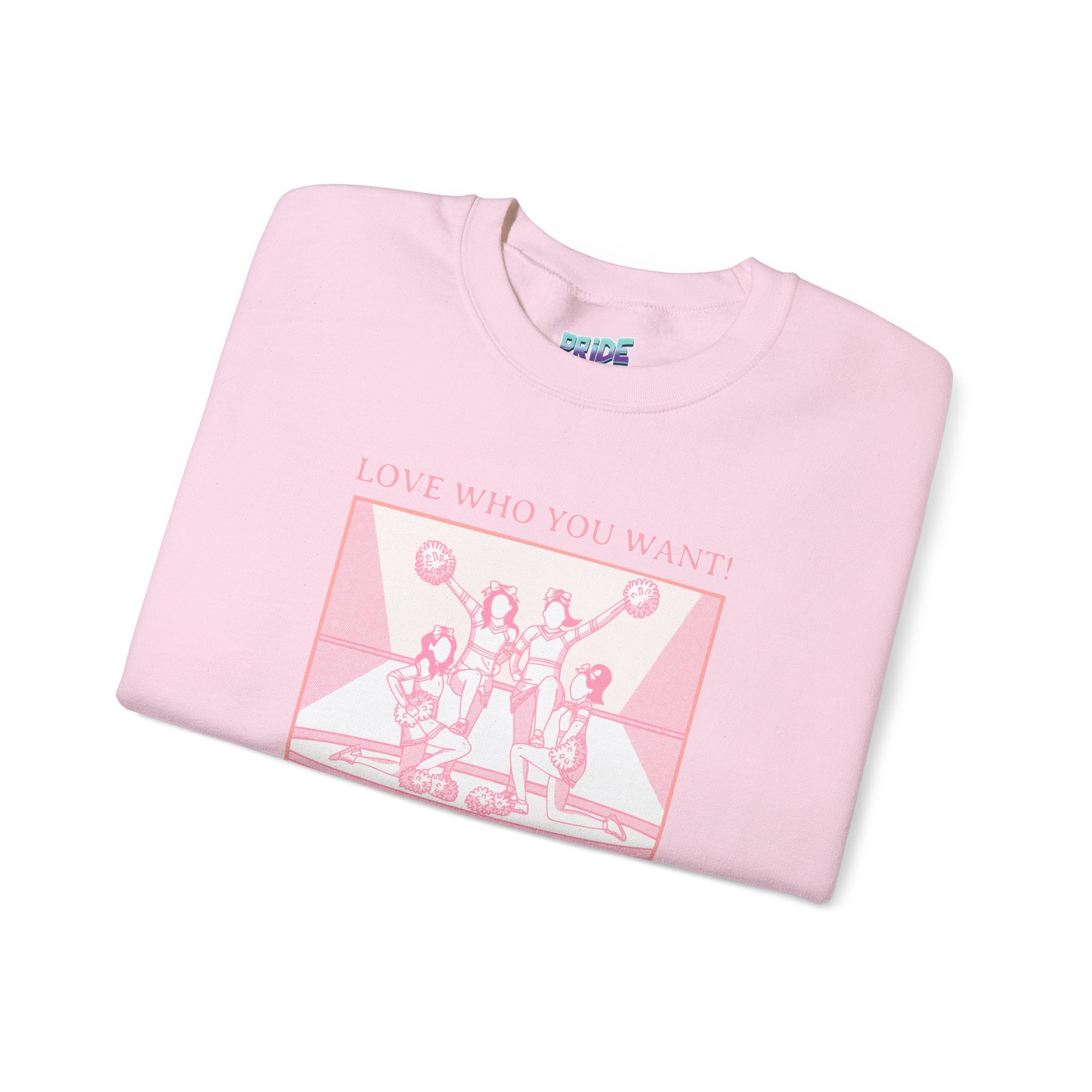 Graphic Sweatshirt – Love Who You Want (Dark Humor)