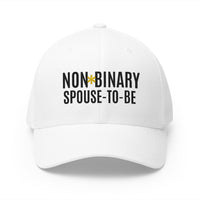 Embroidered 'Non-Binary Spouse-to-Be' Hat — Pride Engagement & Wedding Accessory