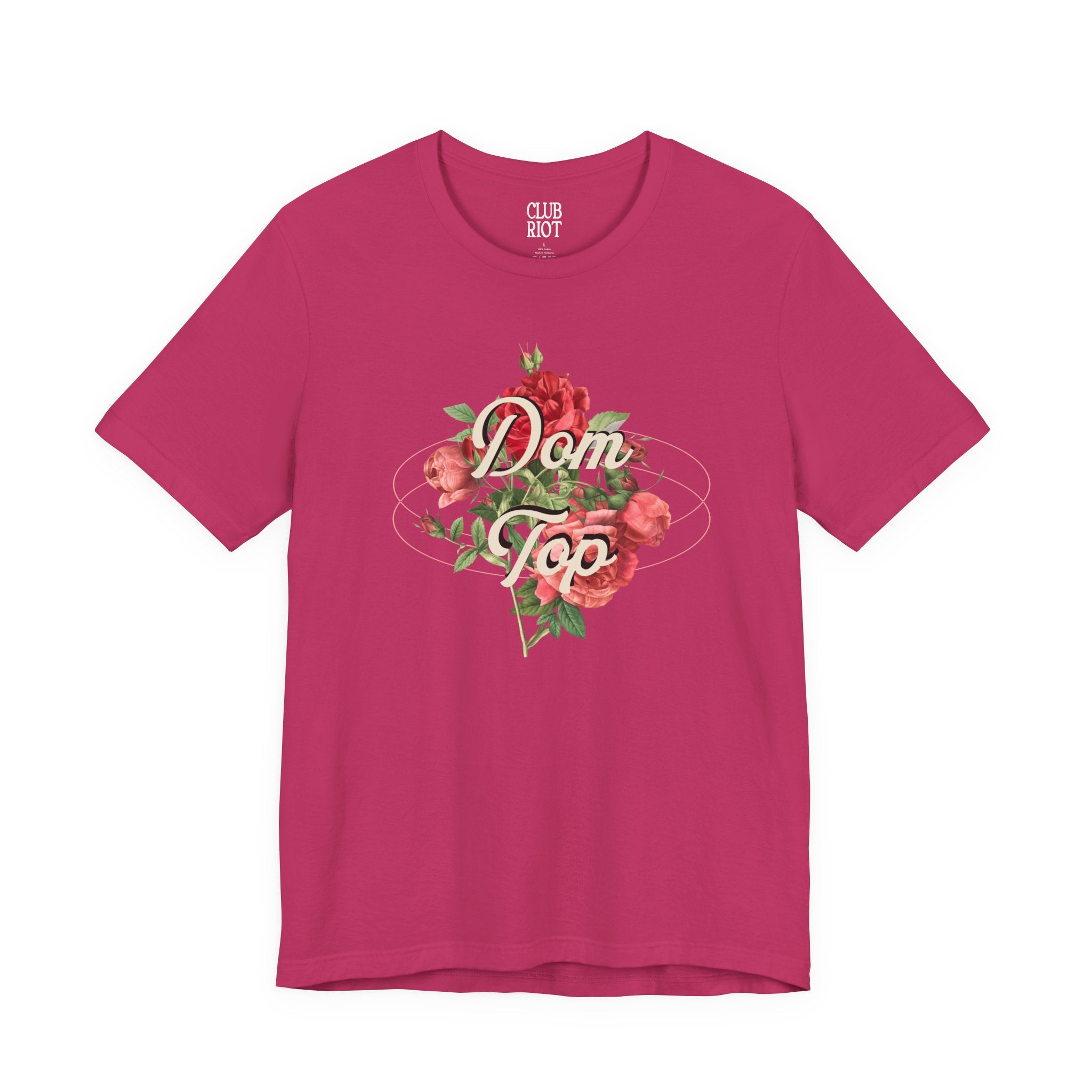 Don’t Top – Floral V-Neck Tee