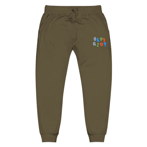 Embroidered Fleece Sweatpants
