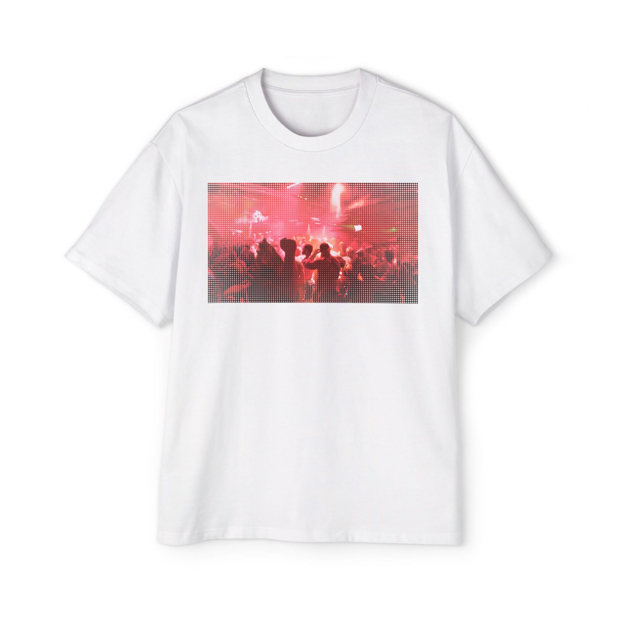 Unisex t-shirt with Club Riot graphic design – queer streetwear tee