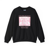 Crewneck sweatshirt with Club Riot design – queer streetwear