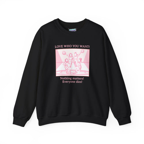 Crewneck sweatshirt with Club Riot design – queer streetwear