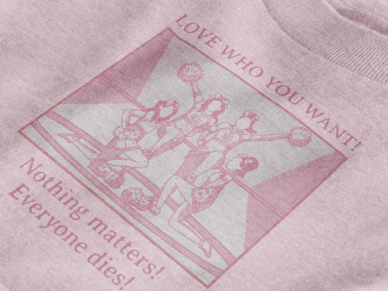 Graphic Sweatshirt – Love Who You Want (Dark Humor)