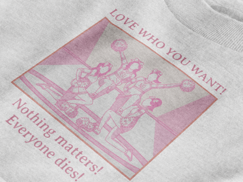 Graphic Sweatshirt – Love Who You Want (Dark Humor)