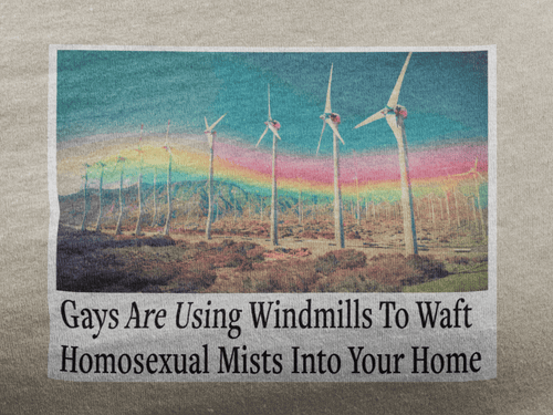 “The Gays Are Using Windmills” Meme Sweatshirt