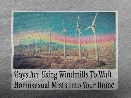 “The Gays Are Using Windmills” Meme Sweatshirt
