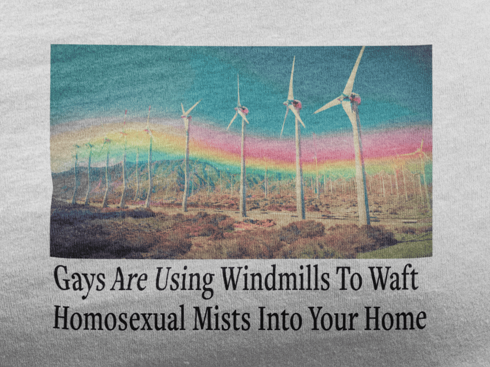 “The Gays Are Using Windmills” Meme Hoodie